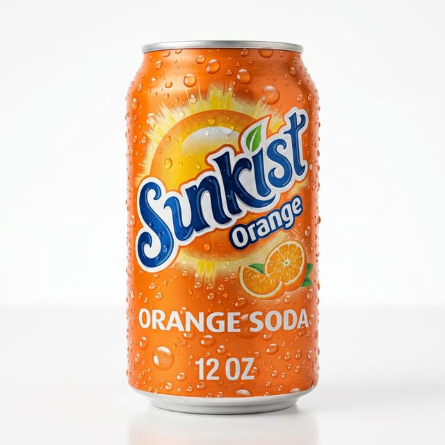 Orange Can Soda.