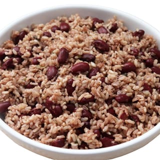 Rice and Red Kidney Peas