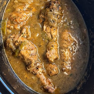 Smothered Turkey Wings (Sunday)