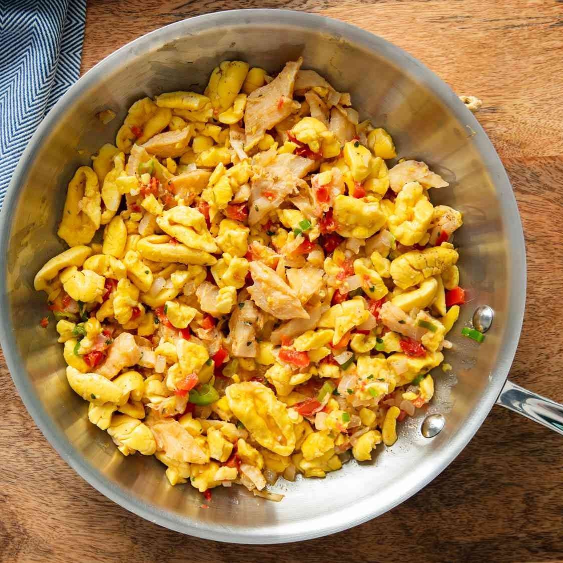 Ackee & Saltfish.